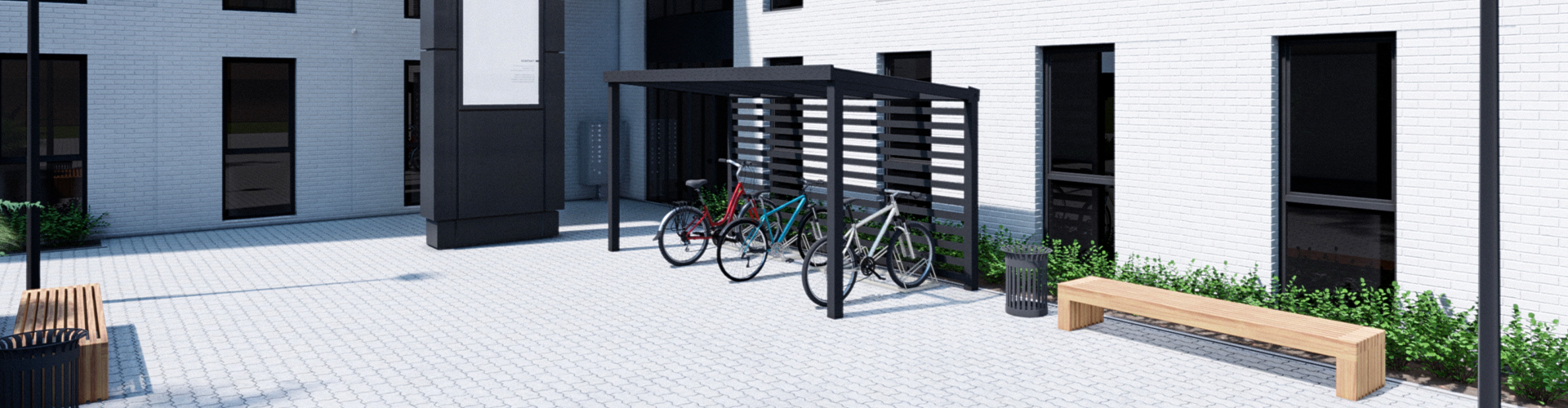 RR Fahrradüberdachung, Fahrradunterstand