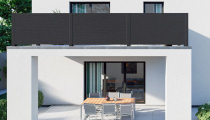 Geländer Design Aluminium