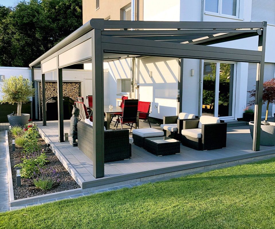 Terrassenüberdachung von Reis Alusysteme