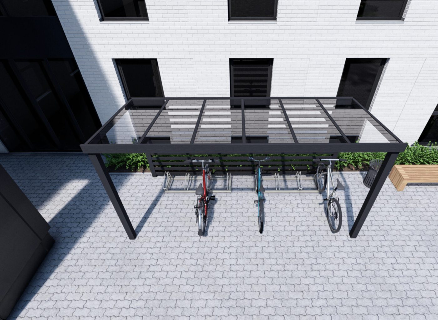 RR Fahrradüberdachung, Fahrradunterstand